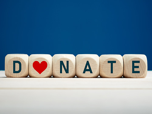Donate to your favorite charities, but create a budget first.>